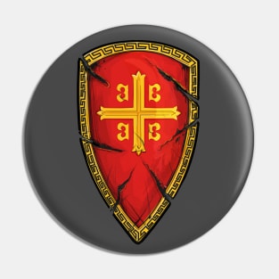 Byzantine Shield Pin