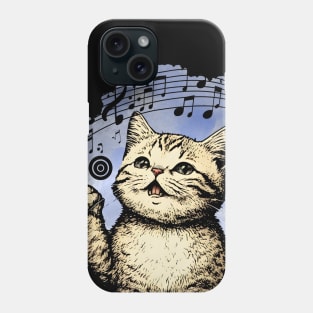 Happy Music Cat Phone Case