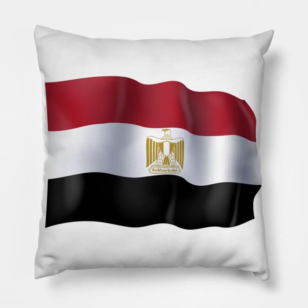 Egypt flag Pillow by SerenityByAlex