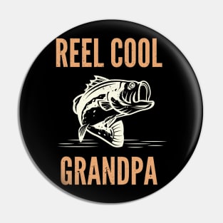 Reel Cool Grandpa Bass Fish Pin