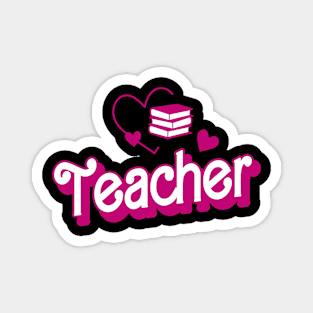 Retro Teacher Gifts Womens Funny Teacher Magnet