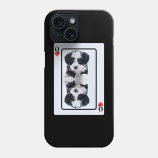 Maltese Terrier Queen Of Hearts Phone Case