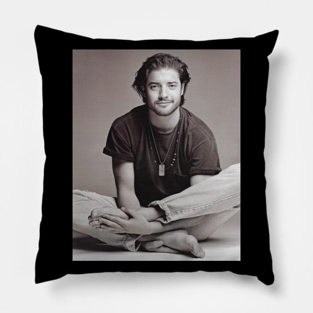Retro Fraser Pillow by Defective Cable 