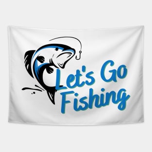 Fishing Club - Let's Go Fishing Tapestry