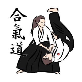 Aikido Kotegaeshi, the Technique in colour edition for Aikido T-Shirt