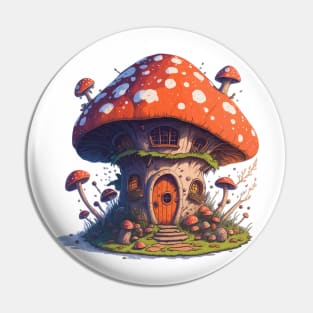 Fairy mushroom house Pin