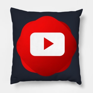 Youtube flower logo Pillow