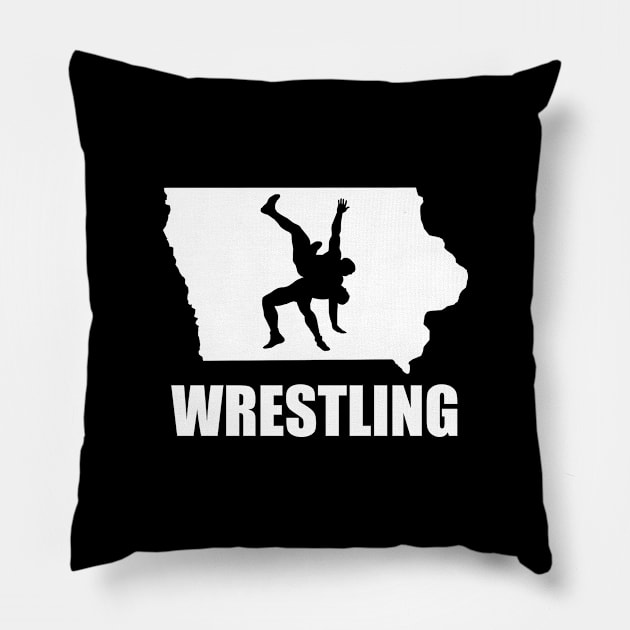 Iowa Wrestling Pillow by Ruiz Combat Grappling