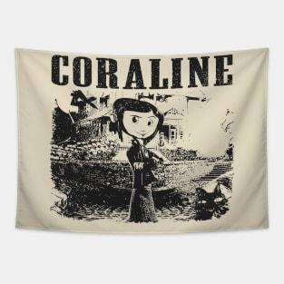 Coraline // Retro Movie Tapestry