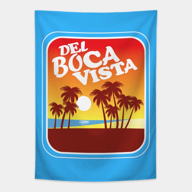 Del Boca Vista Tapestry by CoolDojoBro