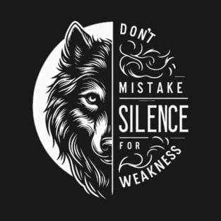 Don't Mistake My Silence For Weakness Quote T-Shirt