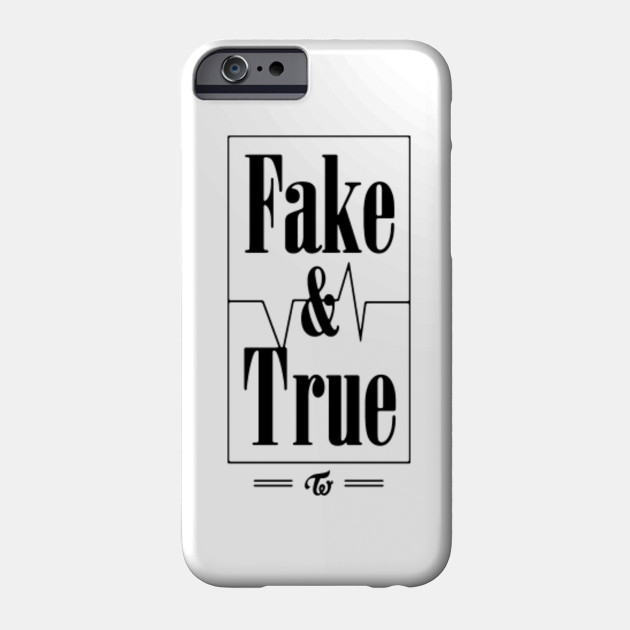 Twice Fake True Logo Twice Phone Case Teepublic