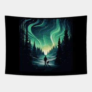 Aurora Dreams: Celestial Canvas Northern Lights Sweden Tapestry