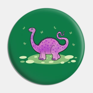 cute purple dinosaur Pin