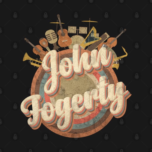 John Fogerty - Bad Moon Retro 70s Typo by kumurkumur