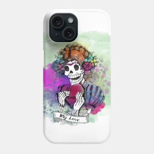 Day of the dead Mi amor Phone Case