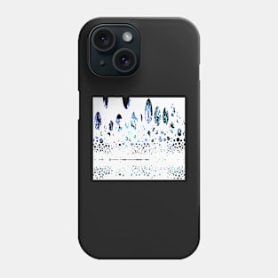 Futuristic Landscape In Post-Blue Tones Phone Case