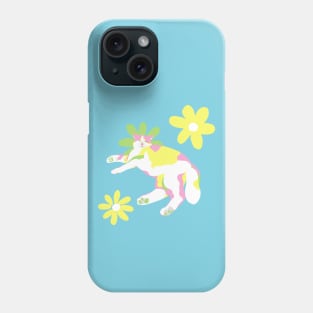 Dreaming Cat - Pastel Daisy Phone Case