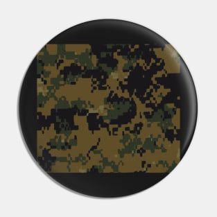 Woodlands Digital Uniform Pattern Pin