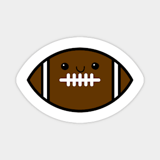 Cutey Face Football Magnet