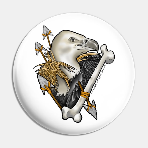 Vulture Pin by Tattoos_by_George