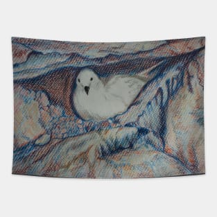 Dove in the cleft Tapestry