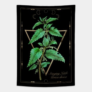 Stinging Nettle. Witchy herbs Tapestry