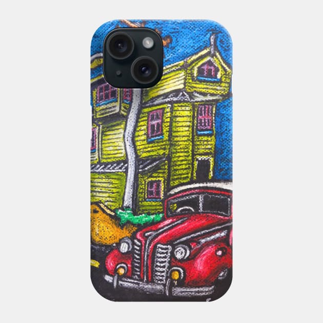 Wonky Wellington House - New Zealand Phone Case by Stus Road Trips