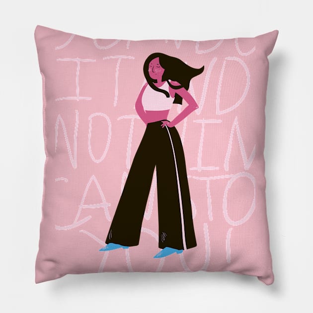 You Can Do It - Power Women Pillow by ziluwu