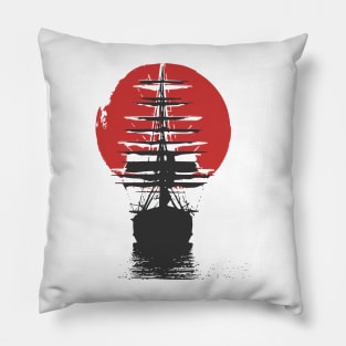 sailing ship tell me I'm back to life Pillow