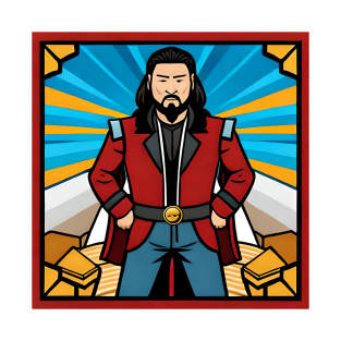 Super Gengis Khan Card - Historical Pop Culture T-Shirt