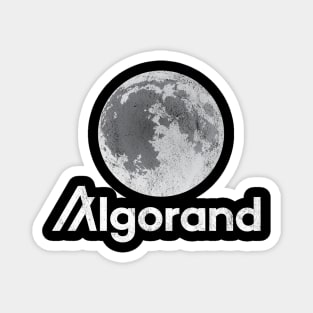 Algorand ALGO Crypto Coin Full Moon Magnet