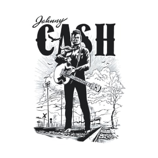 Johnny Cash Retro Style T-Shirt