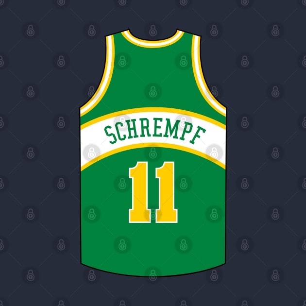 Detlef Schrempf Seattle Supersonics Jersey Qiangy by qiangdade