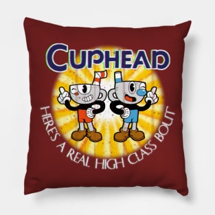 Cuphead and Mugman Pillow