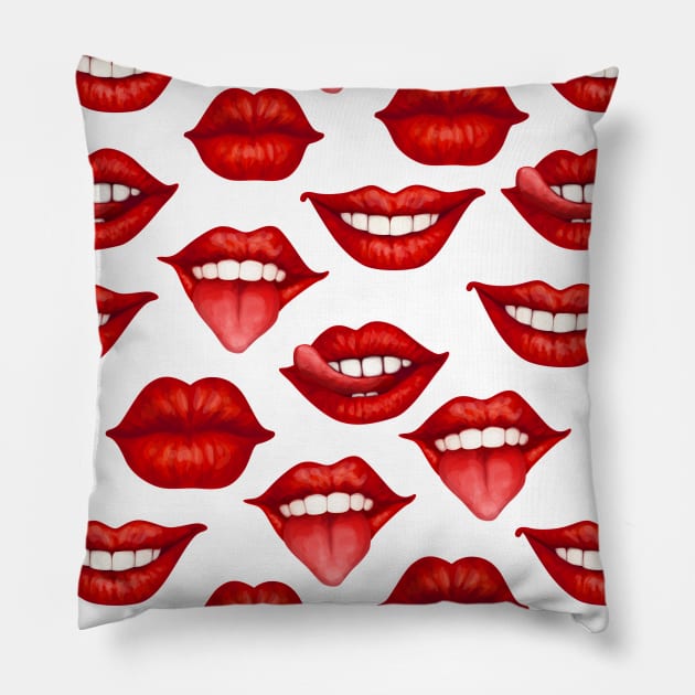 Lips Pillow by katerinamk