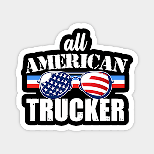 American Trucker Magnet