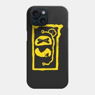 SD Eyes South Dakota Grunge Smiling Face Black background Phone Case