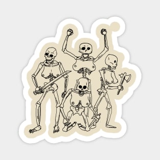 Skeleton Warriors With Big Titties Magnet