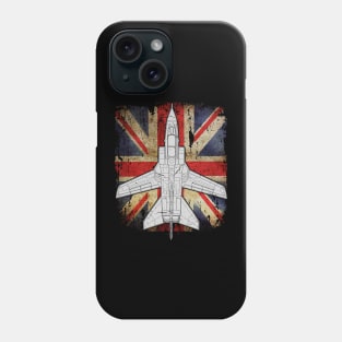 Tornado Jet Fighter Aircraft RAF Airplane Plane UK Union Jack Phone Case