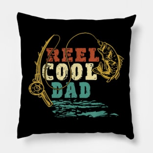 Reel Cool Dad Fishing Father Day Daddy Pillow