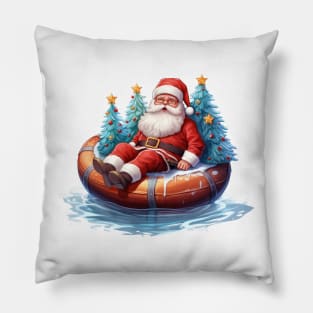 Funny Santa Claus #4 Pillow