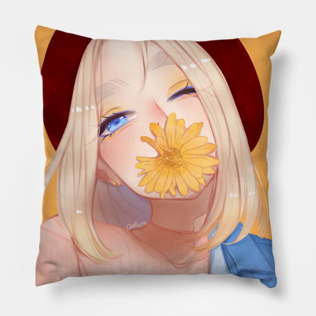 YELLOW Pillow by AnnTan