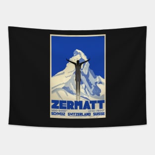 Zermatt, Switzerland,Ski Poster Tapestry