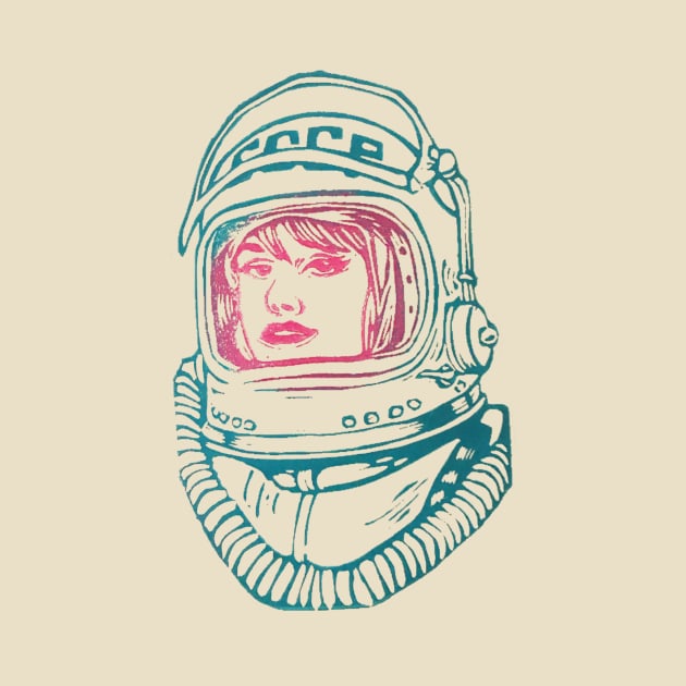 Cosmonaut Girl by theblockwatch