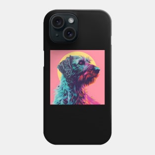 Irish Wolfhound in 70's Phone Case