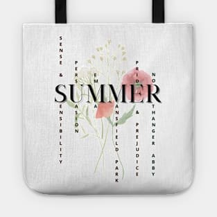 SUMMER - Jane Austen novels design Tote