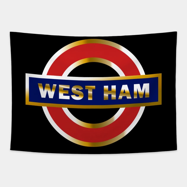 West ham london Tapestry by AdishPr