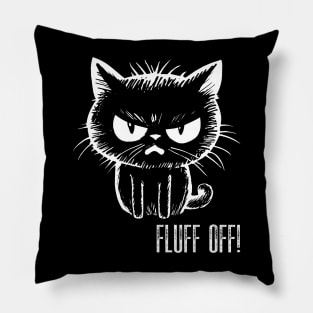 Fluff Off Cat Pillow