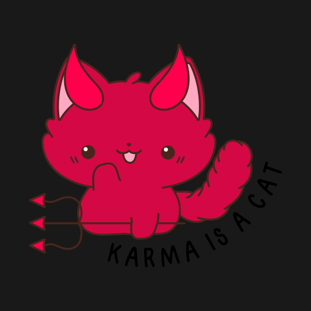 Karma is a cat by medimidoodles